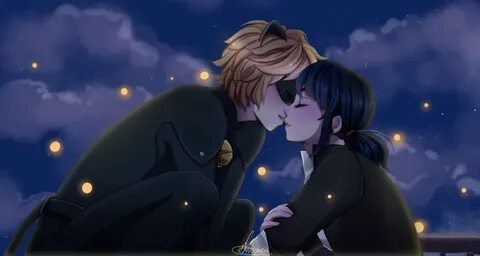 Marichat...? Chatrinette...? :v Miraculous Ladybug Fanart by