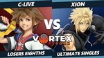 Vortex Legends 8 Top 8 - Xion (Cloud) Vs. C-Live (Sora) SSBU