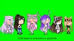 Character ideas for gacha life - YouTube