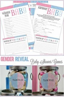 Gender Reveal Party Games - click the link for free gender r