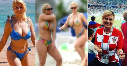 Експлозиви слаб замислен croatia president in bikini образец