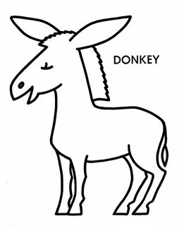 Pics Of Donkeys - Coloring Home