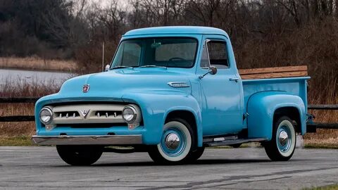 Glacier Blue 1953 Ford F-100 Should Never Be Put out to Past