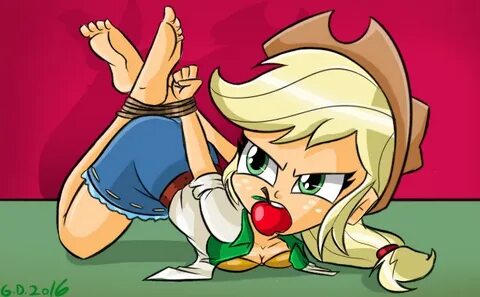 #1078648 - suggestive, artist:gaggeddude32, applejack, eques