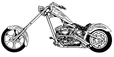 Motorcycle black and white free motorcycle clipart clip art 