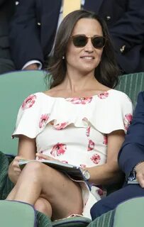 PIPPA MIDDLETON at Day One of Championships in Wimbledon 06/