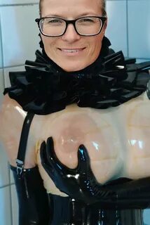 Glasses latex strapon pinupfiles.