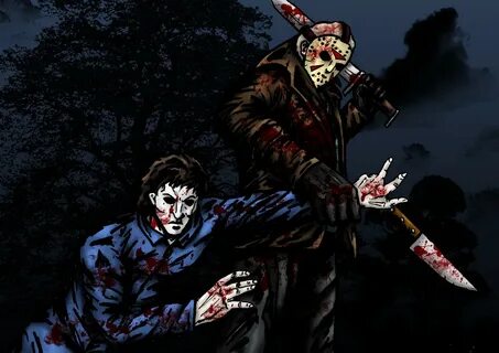 Michael Vs Jason by Zombilein on DeviantArt