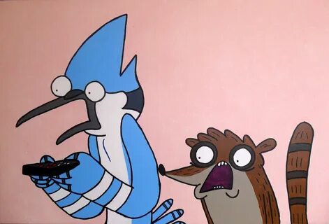 Regular show mordecai disgusted face