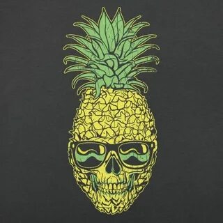 Pineapple Skull Women's T-Shirt in 2019 Pineapple shirt, Pin