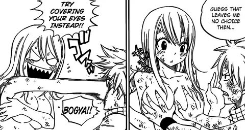 Natsu groping Lucy which is being censored in anime ;) Fairy