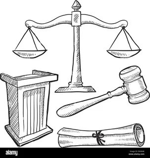 Courtroom judge jury Stock Vector Images - Alamy