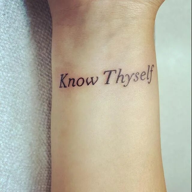 May be an image of one or more people, tattoo and text that says 'Know ...