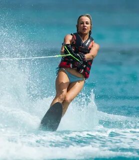 Michelle Cockayne Hits the Beach on Her Holidays in Barbados