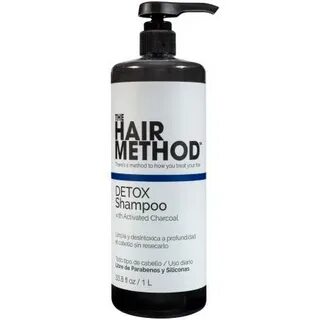 Shampoo Capilar The Hair Method Detox con Carbón Activado 1 