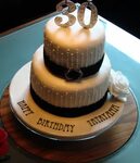 Art Deco 30th Birthday Cake Boutique Cake Shop