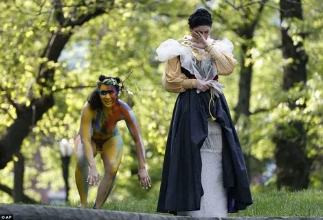 All-female cast perform NUDE version of Shakespeare's Tempes