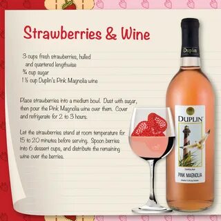 LOVE Duplin Wine! Strawberries and Wine www.duplinwinery.com