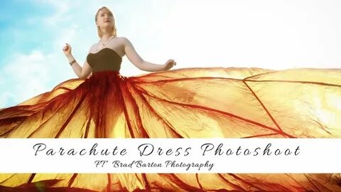 Parachute Dress Photoshoot - YouTube