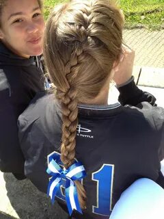 Softball hair! This was my Maddy's hair last week! Super cut