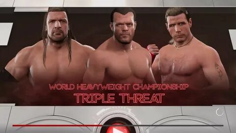 WWE 2K17 wrestlemania 20 Chris Benoit vs Triple H vs Shawn M