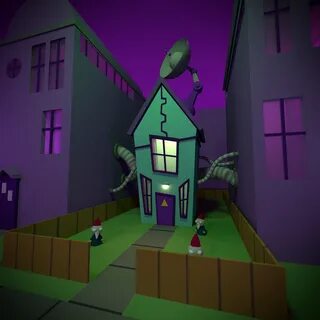 Low poly Invader Zim on Behance