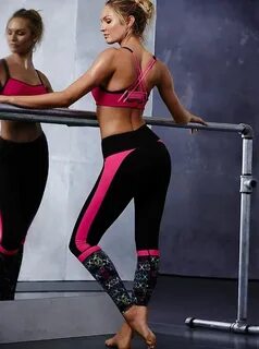 Candice swanepoel sports workout looks for victoria's secret