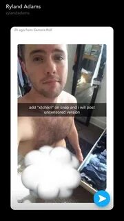 Ryland Adams' Snapchat Account Hacked FULL NUDE LEAK! - Leak