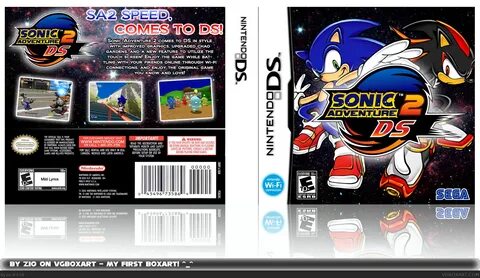 Sonic Adventure 2 DS Nintendo DS Box Art Cover by zio