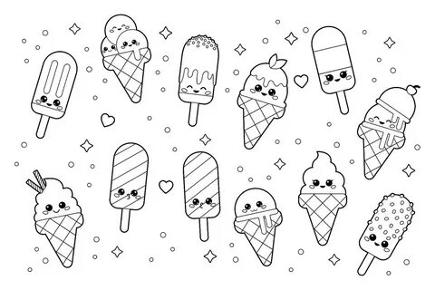 Ice Cream Coloring Pages - Coloring Pages For Kids And Adult