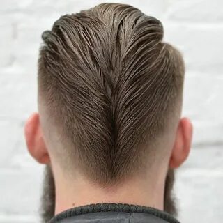 Faded duck tail with v-shaped nape in 2020 Greaser hair, Duc