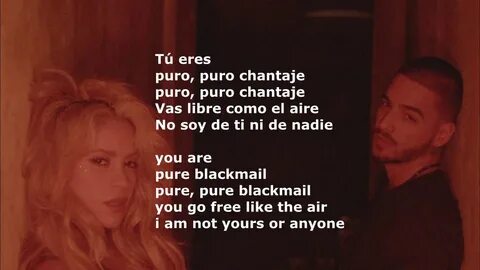 Shakira ft. Maluma - Chantaje - English Lyrics - Lyrics Span