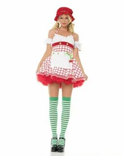 Strawberry Shortcake Halloween Costume Womens - Monstruonaut