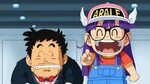 Goku and Vegeta vs Arale,Beerus and Whis enjoy eating crabs,
