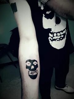 Misfits, Tattoo, Punk Misfits tattoo, Misfits skull tattoo, 