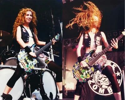 Female bassplayers: Sean Yseult - White Zombie 3 White zombi