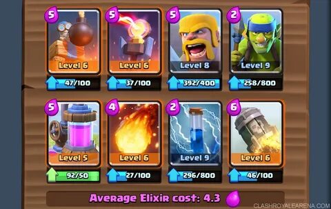 Rocket Firing Deck for Arena 7 and 8 - F2P No-Epic Deck - Cl