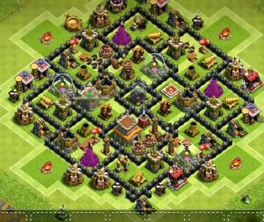 10+ TH8 Hybrid Base Links 2020 Clash of clans game, Clash of