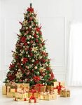 8ft/240cm Deluxe Tree Christmas tree decorations diy, Gold c