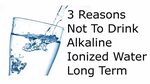 Why Not To Drink Alkaline Ionized Water - YouTube