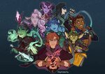 A3 Print of the main group of Critical Role's second campaig