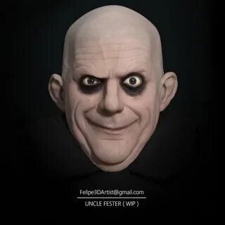 Uncle Fester ( The Addams Family ) - ZBrushCentral