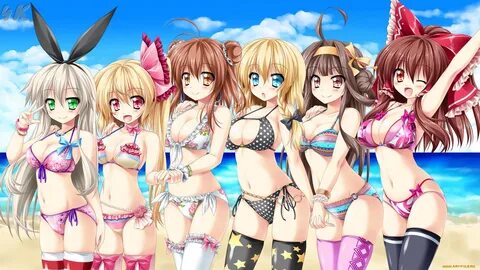 Обои anime, girls, sexy на рабочий стол