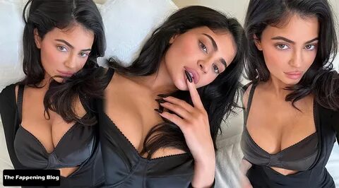 Reality TV star Kylie Jenner shows off her sexy boobs in the selfie photos ...