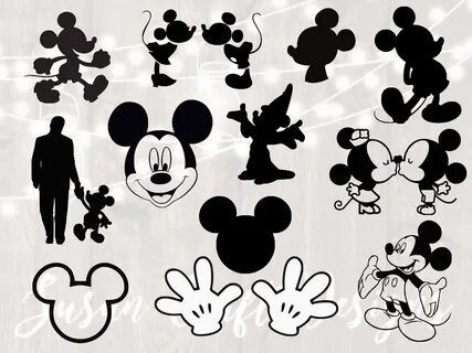 Mickey Mouse SVG Bundle Mickey Mouse Silhouette Svg Cruise E