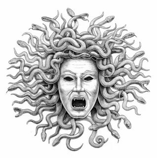 Medusa Head Drawing at PaintingValley.com Explore collection