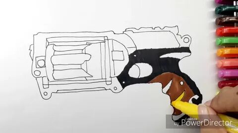 Nerf Gun Drawing at PaintingValley.com Explore collection of