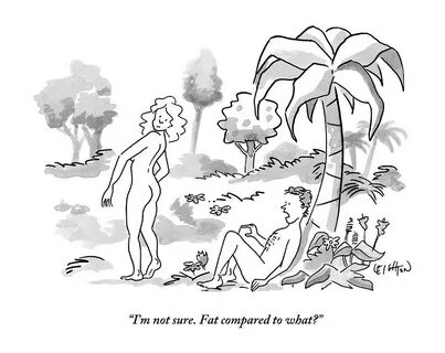 Adam And Eve In The Garden Of Eden Drawing by Robert Leighto