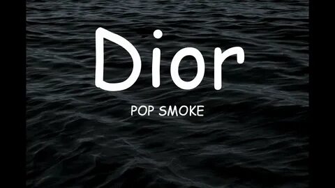 POP SMOKE - DIOR (clean-lyrics) - YouTube