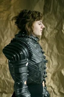 Joan of Arc Armor Made from Cardboard and Bicycle Tubes Bicy